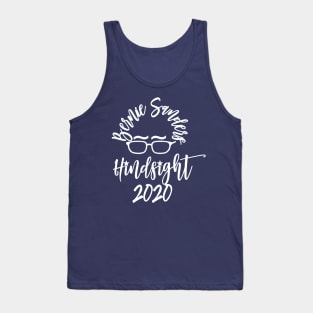 Bernie Sanders Hindsight 2020 Calligraphy Tank Top